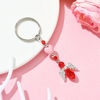 Glass & Acrylic Pendant Keychain KEYC-JKC00642-05-1