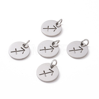 Non-Tarnish 304 Stainless Steel Charms STAS-Q201-T445-9S-1