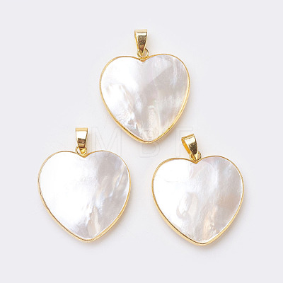 Shell Pendants X-G-E494-B02-G-1