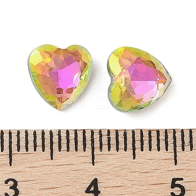 Glass Rhinestone Cabochons RGLA-L029-08B-VRLA-1