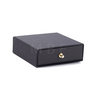 Square Paper Drawer Jewelry Set Box CON-C011-03A-01-1