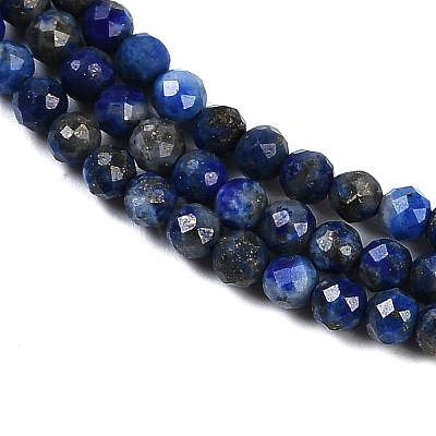 Natural Lapis Lazuli Beads Strands G-Z035-A01-02A-1