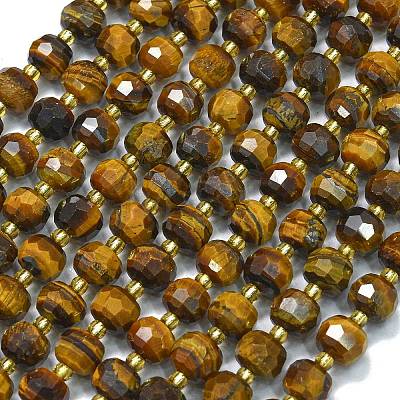 Natural Tiger Eye Beads Strands G-K389-E65-01-1