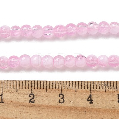 Crackle Glass Beads Strands GLAA-U001-4mm-03-1