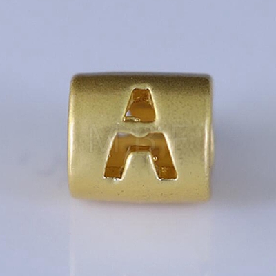 Alloy Letter Beads PALLOY-WH0081-55A-1
