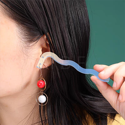 20Pcs Acrylic 2-Hole Earring Try-On Stick EDIS-FG0001-60-1