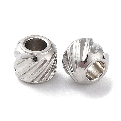 Non-Tarnish 201 Stainless Steel Spacer Beads X-STAS-K259-14C-P-1