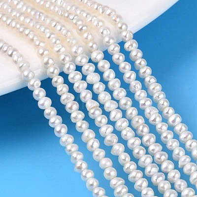 Natural Baroque Keshi Pearl Cultured Freshwater Pearl Beads Strands PEAR-N013-02J-1