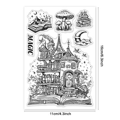 Custom Summer Theme PVC Plastic Clear Stamps DIY-WH0631-0061-1