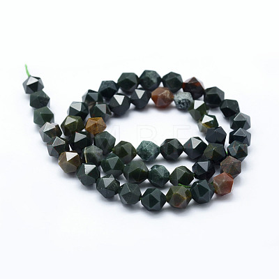 Natural Bloodstone Beads Strands G-F523-16-10mm-1