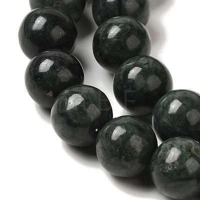 Natural Black Jade Beads Strands G-H067-A03-8MM-1