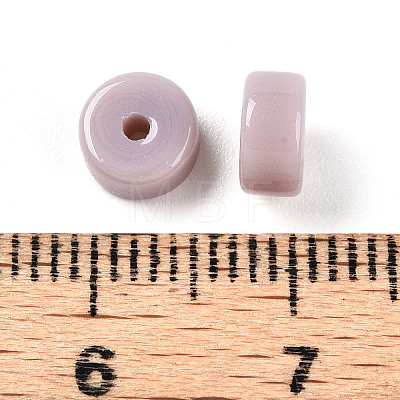 Opaque Solid Color Glass Beads X1-GLAA-N007-6x3mm-A02-1
