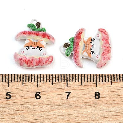Baking Paint Zinc Alloy Pendants AL-CBA032C-09-1