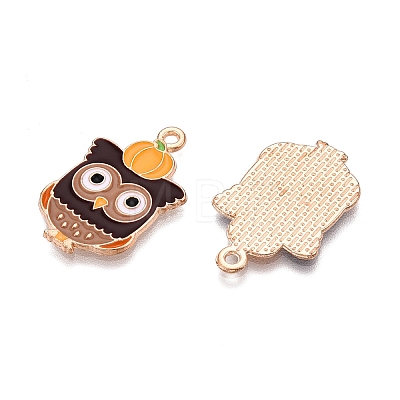 Thanksgiving Day Theme Alloy Enamel Pendants ENAM-T020-35D-1