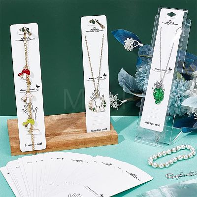 50 Sets Paper Bracelet Display Cards OPP-HY0001-01A-1