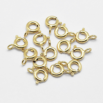 925 Sterling Silver Spring Ring Clasps STER-K167-076D-G-1