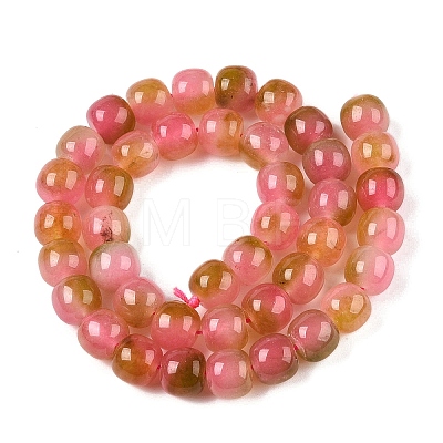 Dyed Natural White Jade Beads Strands G-T138-D10-1