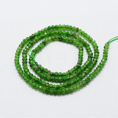 Natural Diopsidel Beads Strands G-E366-24-2x3mm-1