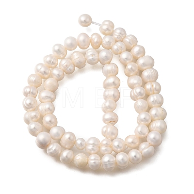 Natural Cultured Freshwater Pearl Beads Strands PEAR-L001-F-08-1