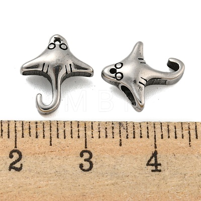 Animal 304 Stainless Steel Beads STAS-E214-11AS-07-1