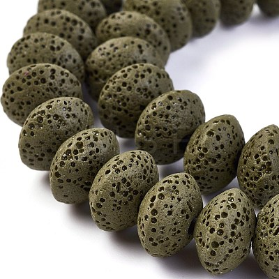 Natural Lava Rock Beads Strands G-I220-17A-03-1