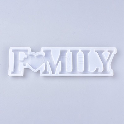 DIY Word Family Silicone Molds DIY-L042-003-1