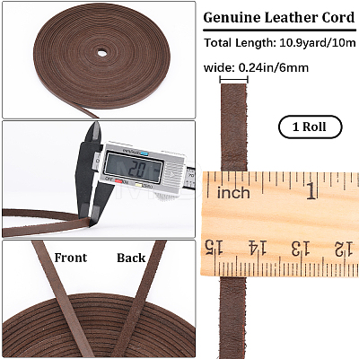 Gorgecraft 10M Cowhide Leather Cords WL-GF0001-17-1