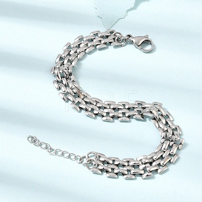 9.5MM 304 Stainless Steel Panther Chains Bracelets for Man and Women SA-CBAB767-14P-1