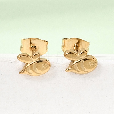 304 Stainless Steel Stud Earrings SA-CBABF3F-14G-02-1