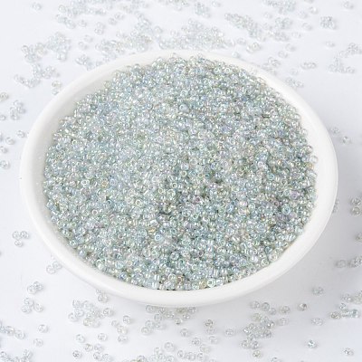 Round Trans. Colors Rainbow Glass Seed Beads X-SEED-A007-2mm-161-1