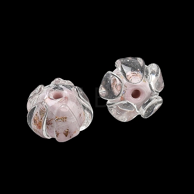 Handmade Gold Foil Lampwork Beads LA-CBABC67-01B-1