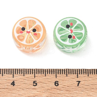 Printed Transparent Acrylic Beads MACR-BM0002-01A-1