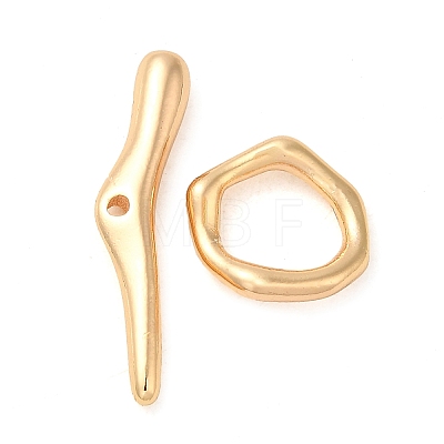 Brass Toggle Clasps KK-M270-02G-1