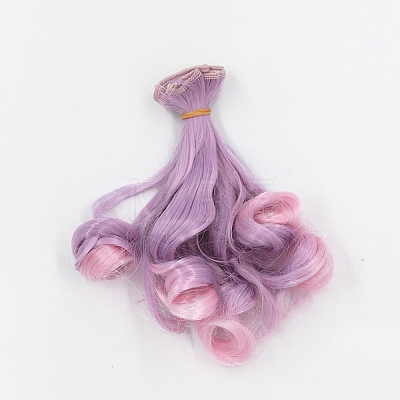 High Temperature Fiber Long Pear Perm Hairstyle Doll Wig Hair DOLL-PW0001-027-13-1