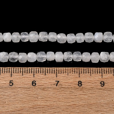 Natural Rainbow Moonstone Beads Strands G-B190-A01-01-1