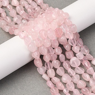 Natural Rose Quartz Beads Strands G-Q060-E21-04-1
