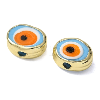 Handmade Evil Eye Lampwork Beads LAMP-D006-08G-1