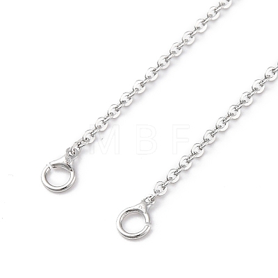 1.5MM Brass Cable Chain Necklace Making NJEW-D302-75P-1