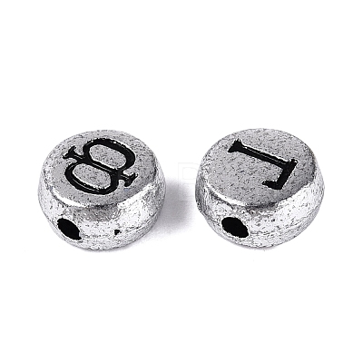 Plating Acrylic Beads PACR-Q010-03AS-1