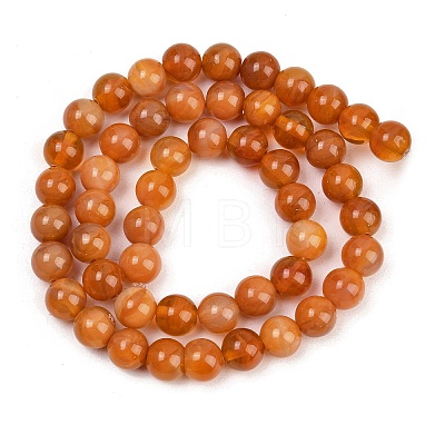 Handmade Lampwork Beads Strand LAMP-B056-8mm-14-1