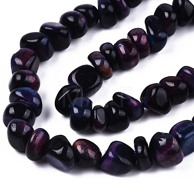 Natural Tiger Eye Beads Strands G-S374-003G-1