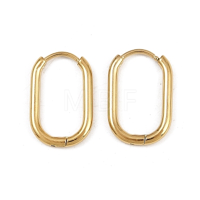 304 Stainless Steel Oval Hoop Earrings X-EJEW-K268-36G-1
