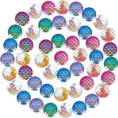 Resin Cabochons CRES-SC0001-03-1