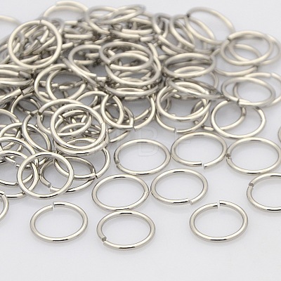 304 Stainless Steel Open Jump Rings Jump Rings STAS-N015-04-14x1.2mm-1