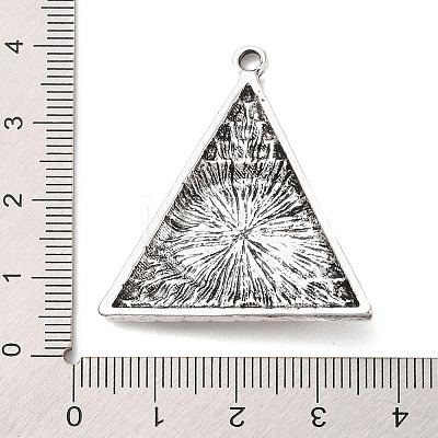 Tibetan Style Alloy Egyptian Pyramid Eye Pendants PALLOY-K021-04AS-1