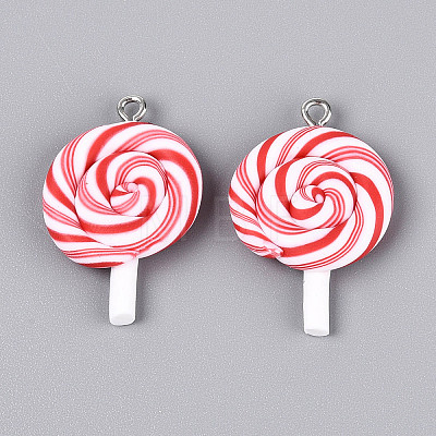 Handmade Polymer Clay Pendants CLAY-N013-30A-01-1
