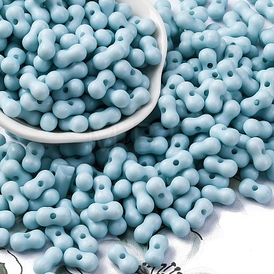 Opaque Acrylic Beads MACR-Q001-01B-1