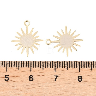 Brass Pendants KK-C163-03G-1
