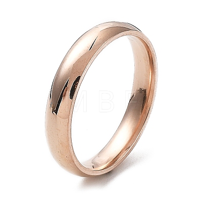 Ion Plating(IP) 304 Stainless Steel Flat Plain Band Rings STAS-I160-C-16mm-RG-1