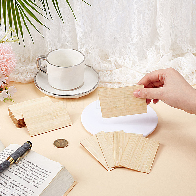 20Pcs Unfinished Wood Card Sheet WOOD-OC0004-48A-1